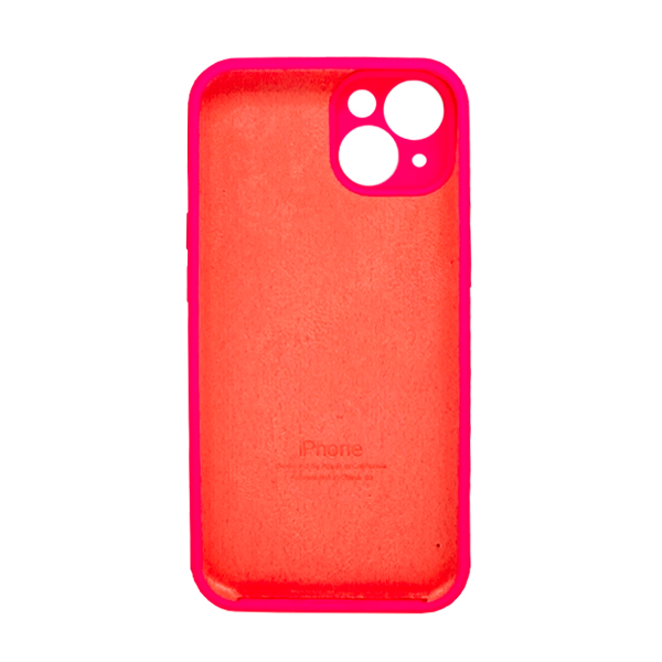 Чохол Soft Touch для Apple iPhone 14 Ultra Pink with Camera Lens Protection Square