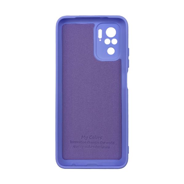 Чохол Original Soft Touch Case for Xiaomi Redmi Note 10 Pro/Note 10 Pro Max Violet with Camera Lens