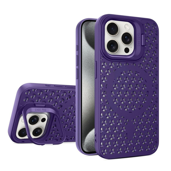 Чохол Silicon Colors Case iPhone 15 Pro with MagSafe Purple