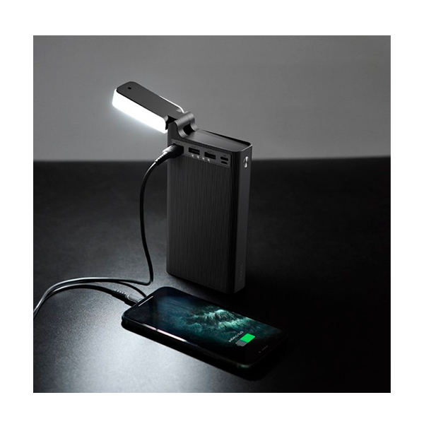 Внешний аккумулятор Hoco J62 LED Lamp (30000 mAh) Black