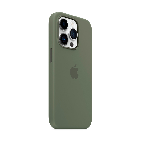 Чехол Apple iPhone 14 Pro Silicone Case with MagSafe Olive (MQUH3)