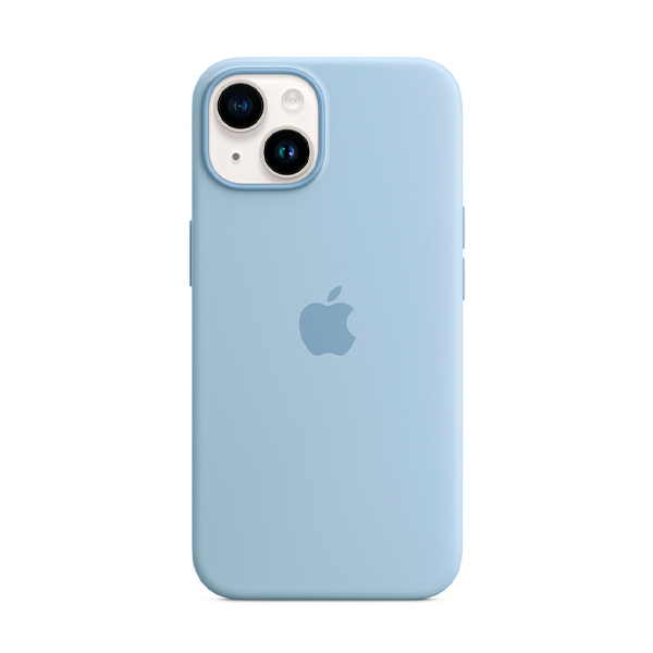 Чехол Apple iPhone 14 Silicone Case with MagSafe Sky (MQU93) UA