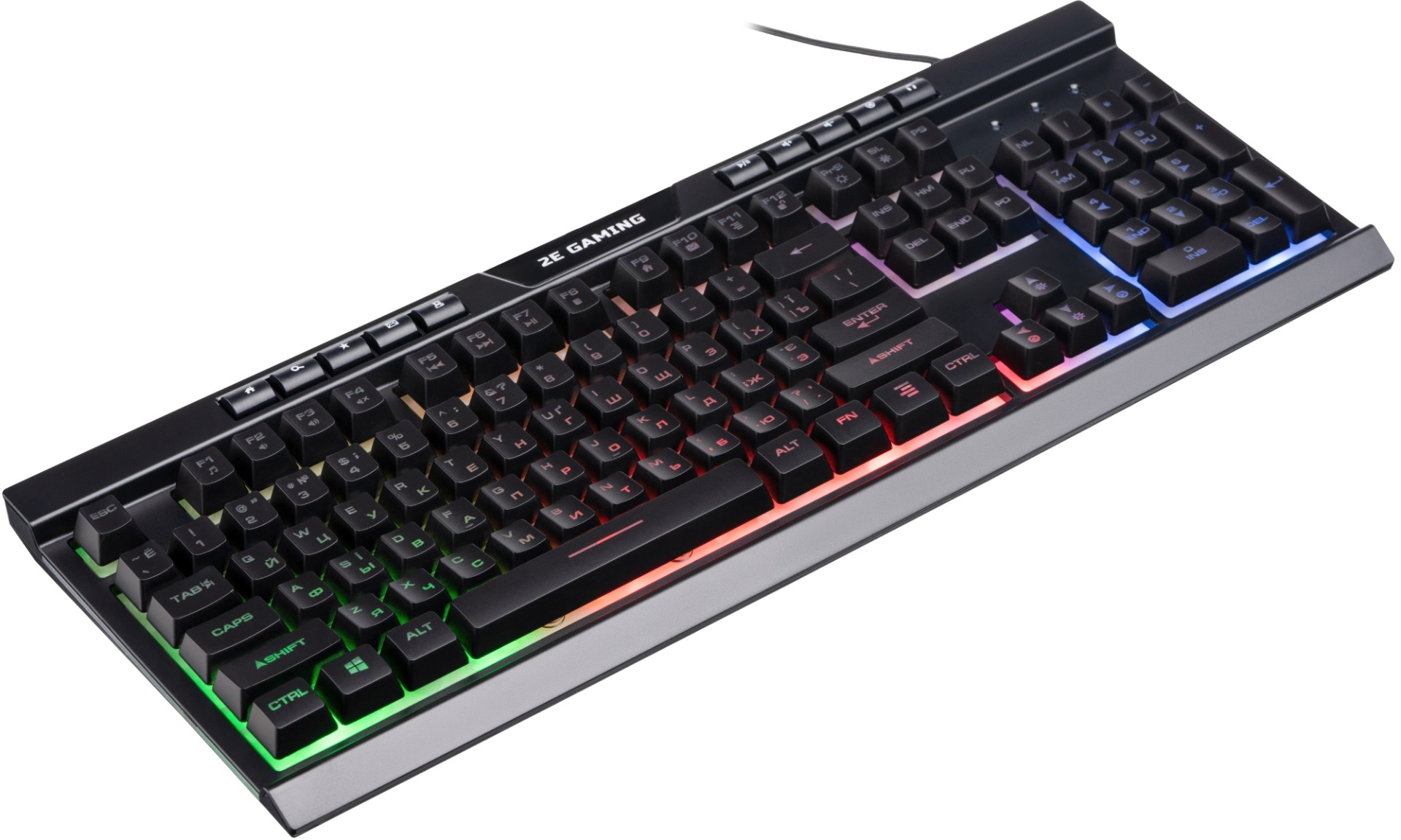 Клавіатура 2E Gaming KG300 LED USB Black (2E-KG300UB)