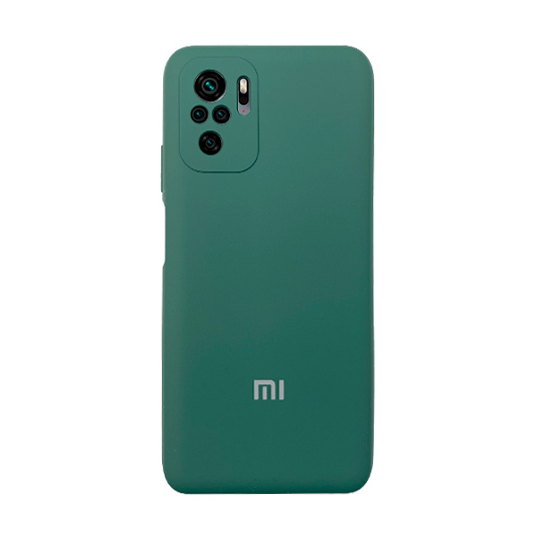 Чехол Original Soft Touch Case for Xiaomi Redmi Note10 Pine Green with Camera Lens