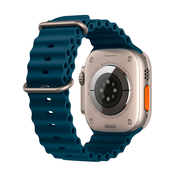 Смарт-годинник Apple Watch Ultra 2 Cellular 49mm Titanium/Blue Ocean Band (MREG3) українська версія