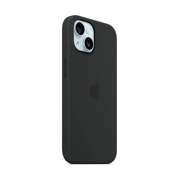 Чехол Apple iPhone 15 Silicone Case with MagSafe Black (MT0J3)