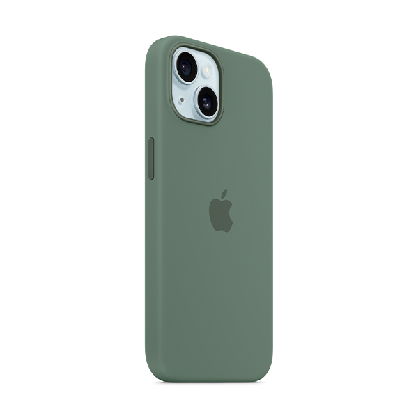 Чехол Apple iPhone 15 Plus Silicone Case with MagSafe Cypress (MT183)