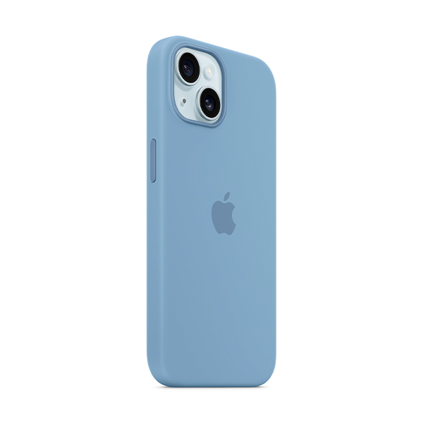 Чехол Apple iPhone 15 Plus Silicone Case with MagSafe Winter Blue (MT193) UA