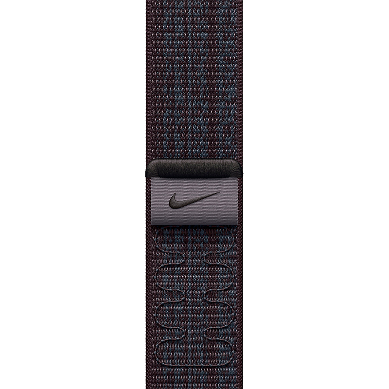 Ремінець для Apple Watch 45mm Black/Blue Nike Sport Loop (MUJX3ZM/A)