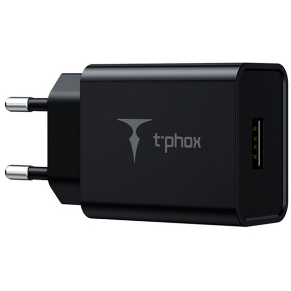 МЗП T-PHOX Mini 12W 2.4A + Type-C Black