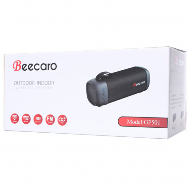 Портативна Bluetooth колонка BeeCaro GF501 Grey