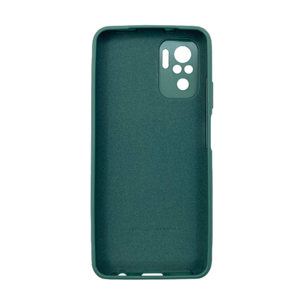 Чехол Original Soft Touch Case for Xiaomi Redmi Note10 Dark Green with Camera Lens