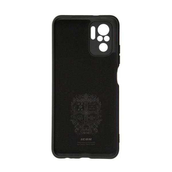 Чехол Original Soft Touch Case for Xiaomi Poco M5S Black with Camera Lens