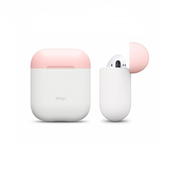 Футляр для наушников Elago Duo Case White/Pink/Yellow for Airpods (EAPDO-WH-PKYE)