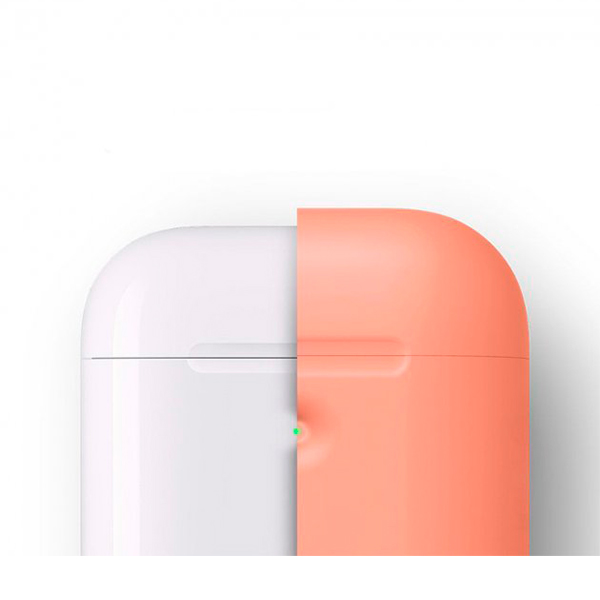 Футляр для наушников Elago A2 Silicone Case Peach for Airpods with Wireless Charging Case (EAP2SC-PE)