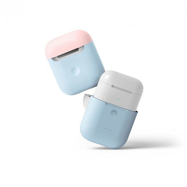 Футляр для наушников Elago A2 Duo Case Pastel Blue/Pink/White for Airpods (EAP2DO-PBL-PKWH)