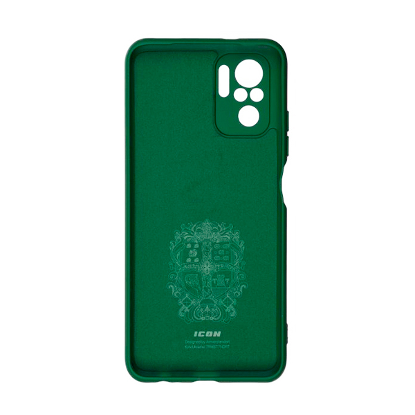 Чохол Original Soft Touch Case for Xiaomi Poco M5S Dark Green with Camera Lens