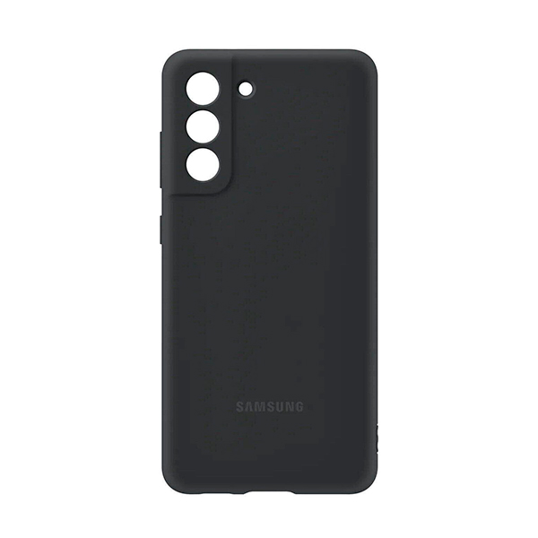 Чехол накладка Samsung G990 Galaxy S21 FE Silicone Cover Dark Gray (EF-PG990TBEGRU)