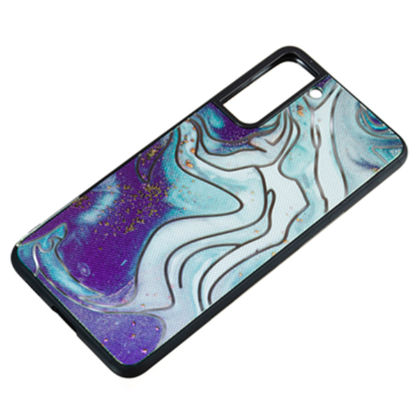 Чехол Marble UV Case для Samsung S21 FE/G990 Green