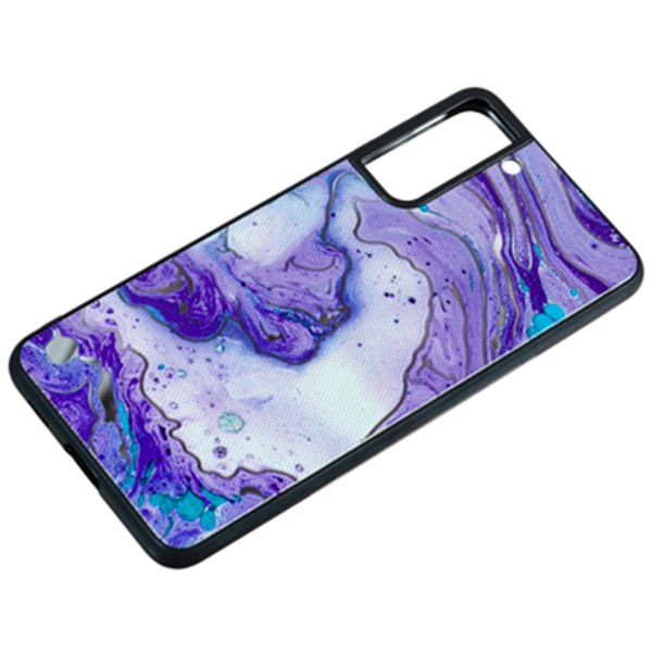 Чехол Marble UV Case для Samsung S21 FE/G990 Purple