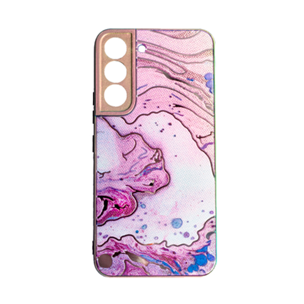 Чохол Marble UV Case для Samsung S22/S901 Purple