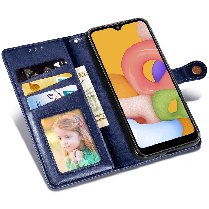 Чохол книжка Kira Slim Shell для Xiaomi Redmi Note12s Dark Blue Getman