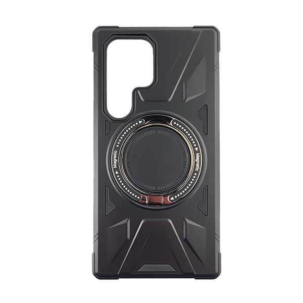 Чохол Armor Iron Grip Case для Samsung S23 Ultra/S918 with Ring Black