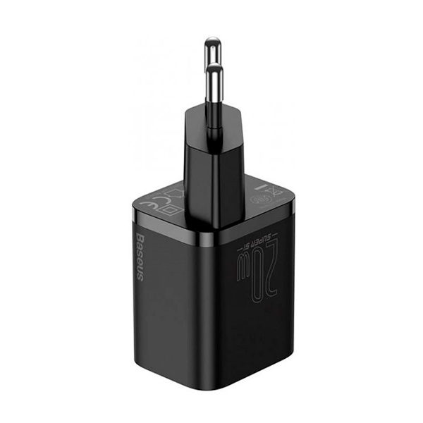 СЗУ Baseus Super Silicone PD Charger 25W + Type-C to Type-C Black (TZCCSUP-L01)