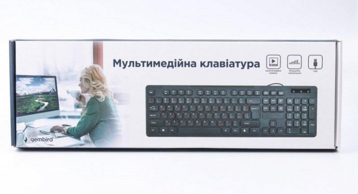 IT/kbrd Клавиатура Gembird KB-MCH-04-UA Black