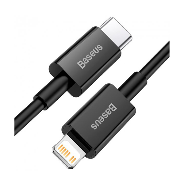 Кабель Baseus Superior Series Fast Charging 20W USB-C Lightning 1m Black (CATLYS-A01)