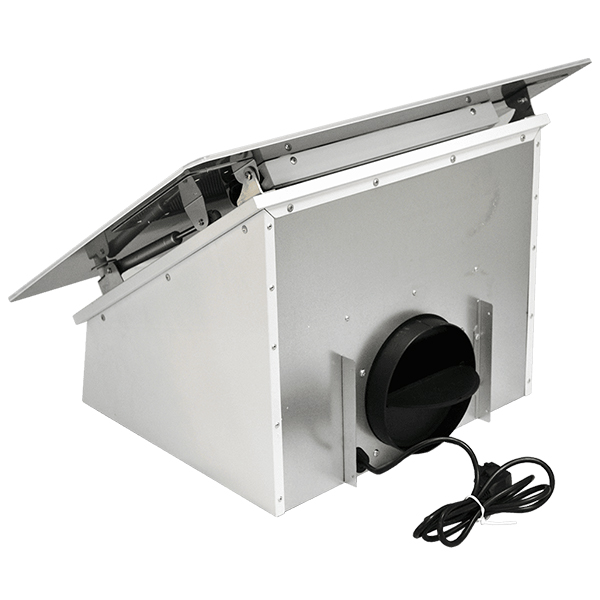 Витяжка GVN 220 W похила, біле скло (GRUNHELM)
