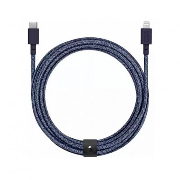 Кабель Native Union Belt Cable USB-C to Lightning Indigo 3m (BELT-CL-IND-3-NP)
