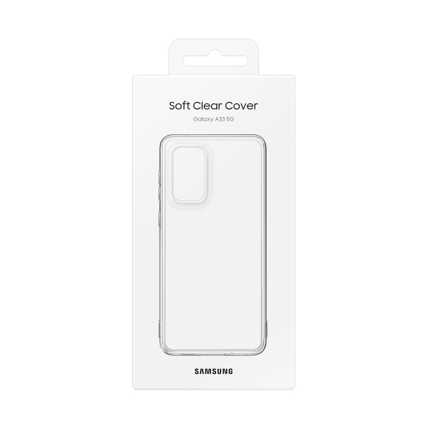 Чехол накладка Samsung A336 Galaxy A33 5G Soft Clear Cover Transparent (EF-QA336TTEG)