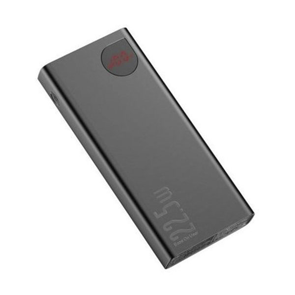 Внешний аккумулятор Baseus Adaman Metal Digital Display 20000mAh 22.5W 2021 Editon Black (PPAD000101)