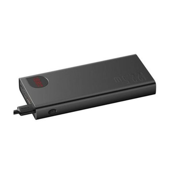 Зовнішній акумулятор Baseus Adaman Metal Digital Display 20000mAh 22.5W 2021 Editon Black (PPAD000101) + USB-лампа XO Y1