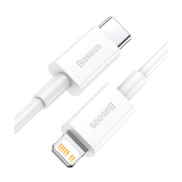 Кабель Baseus Superior Series Fast Charging 20W USB-C Lightning 1m White (CATLYS-A02)