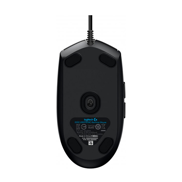 Проводная мышь Logitech G102 Lightsync USB Black (910-005823)