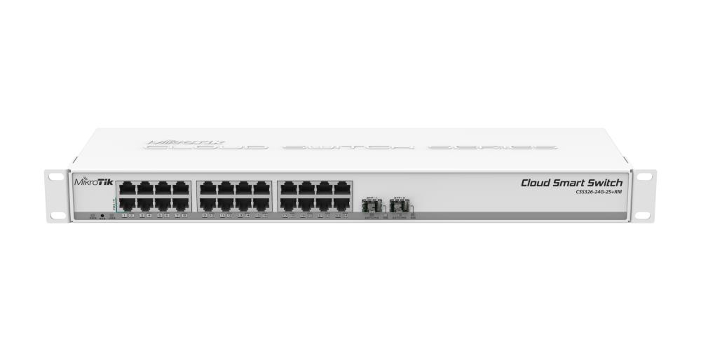 Мережевий комутатор Ethernet CSS326-24G-2S+RM MIKROTIK