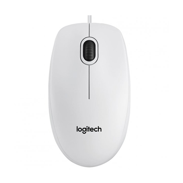 Провідна мишка Logitech B100 Optical Mouse White (910-003360)