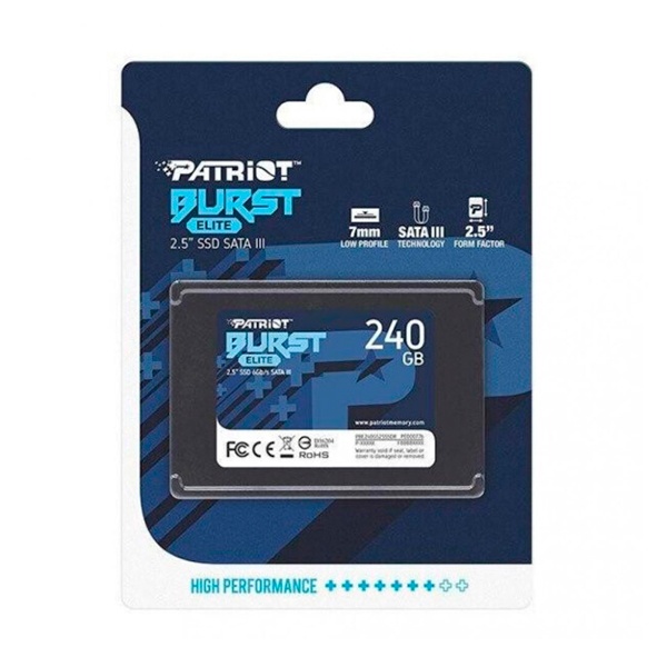 Накопичувач SSD PATRIOT Burst Elite 240 GB (PBE240GS25SSDR)