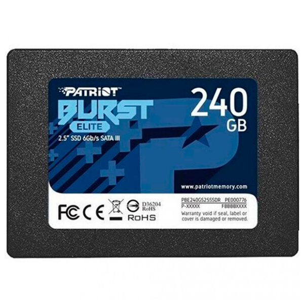 Накопичувач SSD PATRIOT Burst Elite 240 GB (PBE240GS25SSDR)