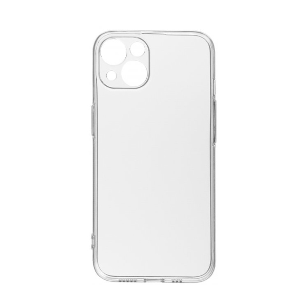 Original Silicon Case iPhone 13/14 Clear with Camera Lens