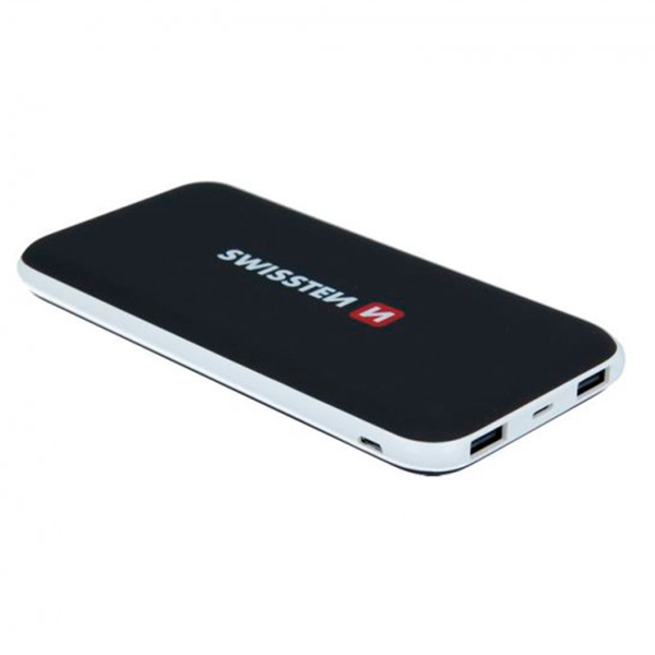 Внешний аккумулятор Swissten Inlight Slim 10000 mAh Black