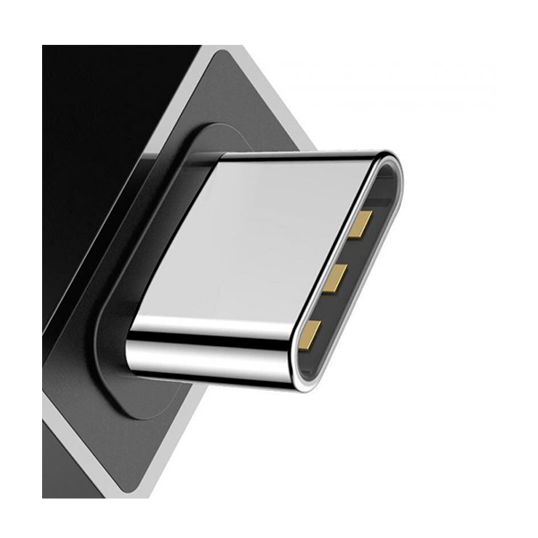 Перехідник Baseus Exquisite Type-C Male to USB Female Adapter Converter Black (CATJQ-B01)