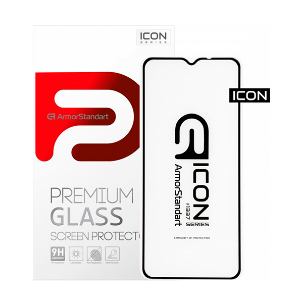 Защитное стекло для Xiaomi Redmi 9a/9c/10a/A1/A1+/A2/A2+ 6D Black Elite Nano Protection