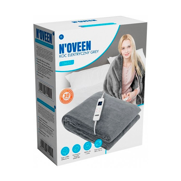 Електроковдра N'oveen EB650 Gray