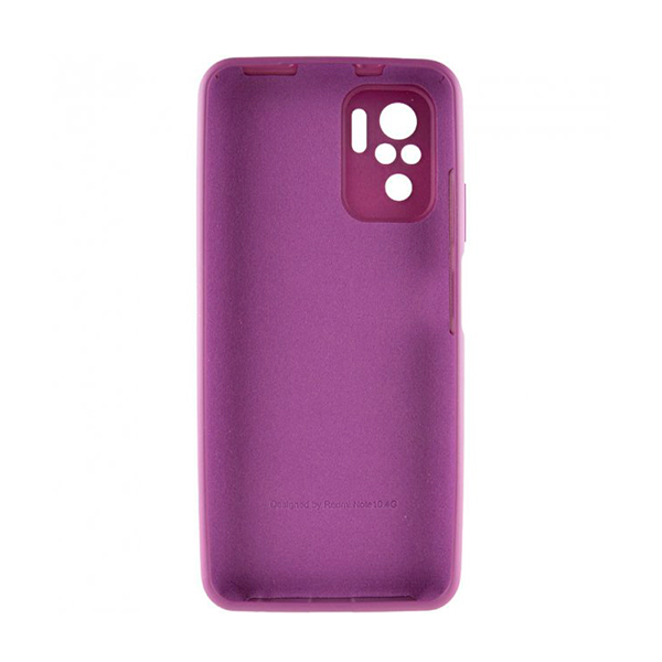 Чехол Original Soft Touch Case for Xiaomi Redmi Note10 Grape with Camera Lens
