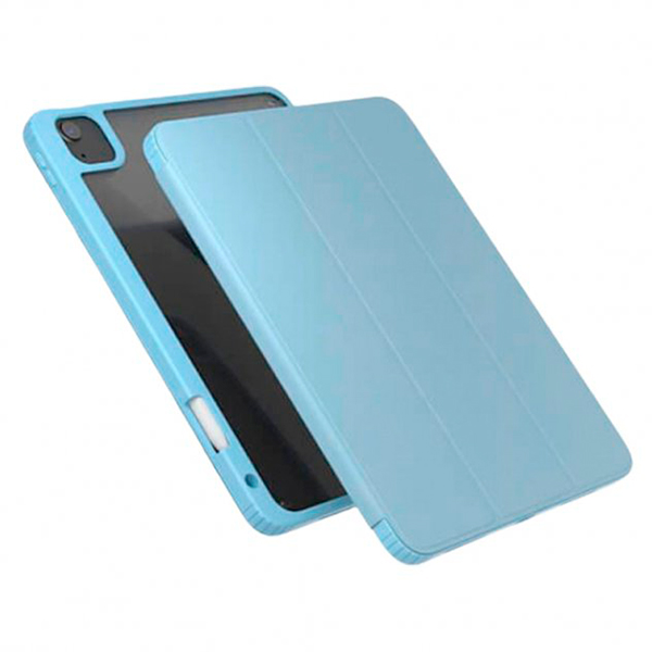 Чехол книжка Blueo Ape Case with Leather Sheath для iPad 10.2 2019/2020/2021 with Pencil Holder Light Blue