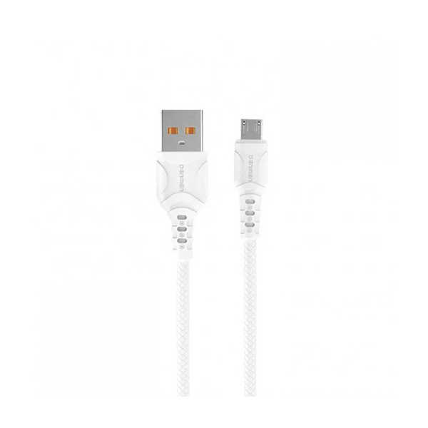 Кабель Denmen D06V Micro USB 2.4A White