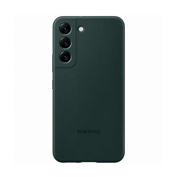 Чехол накладка Samsung S901 Galaxy S22 Silicone Cover Forest Green (EF-PS901TGEG)